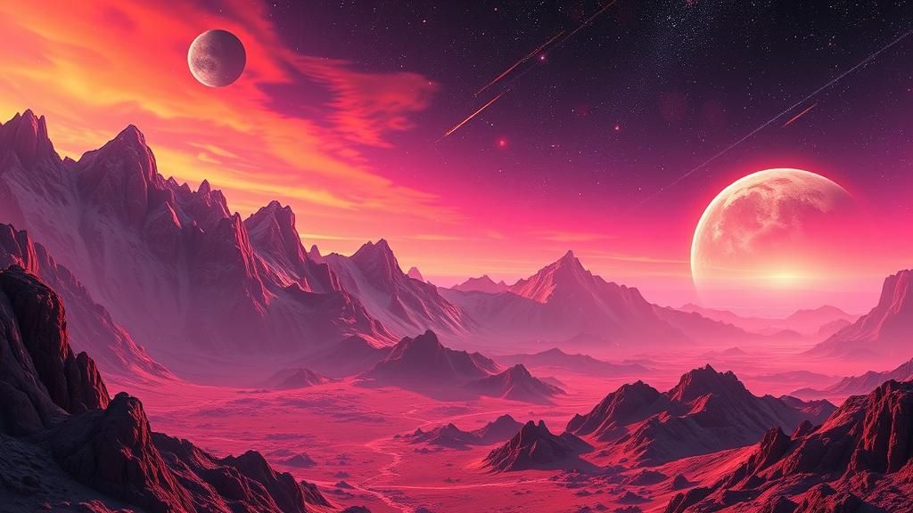 hello ai, show me the landscape of alpha centauri