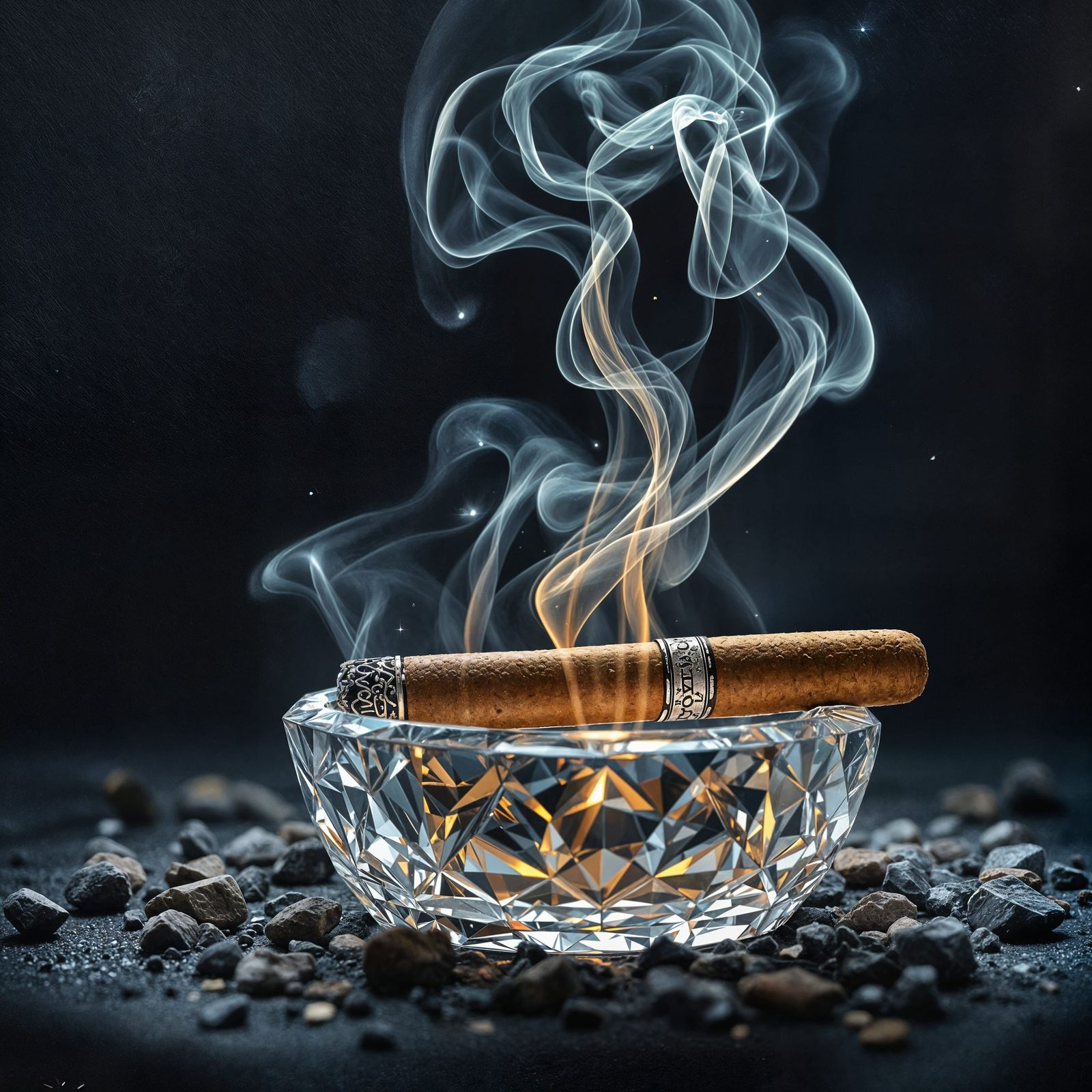 Subtle Serenity in Smoky Twilight