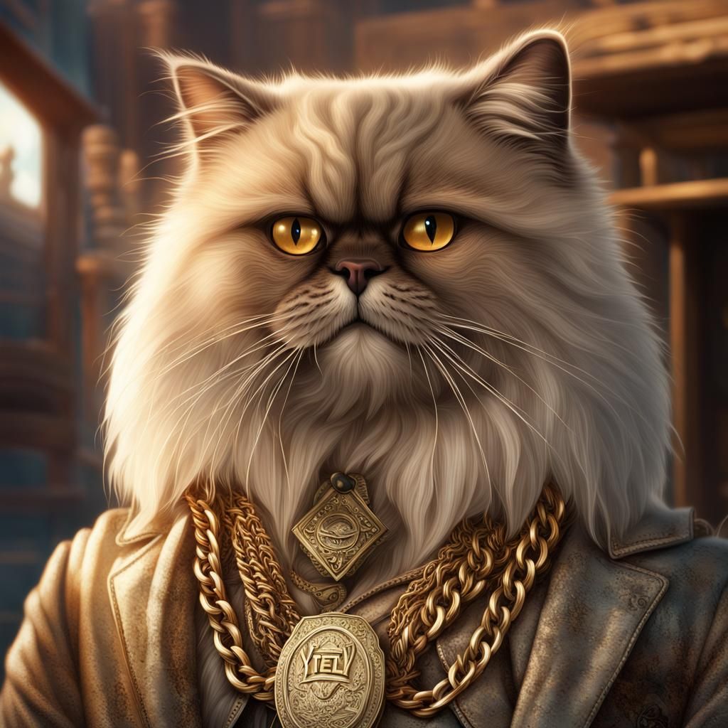 Gangster Cat in Utah: Digital Matte Painting