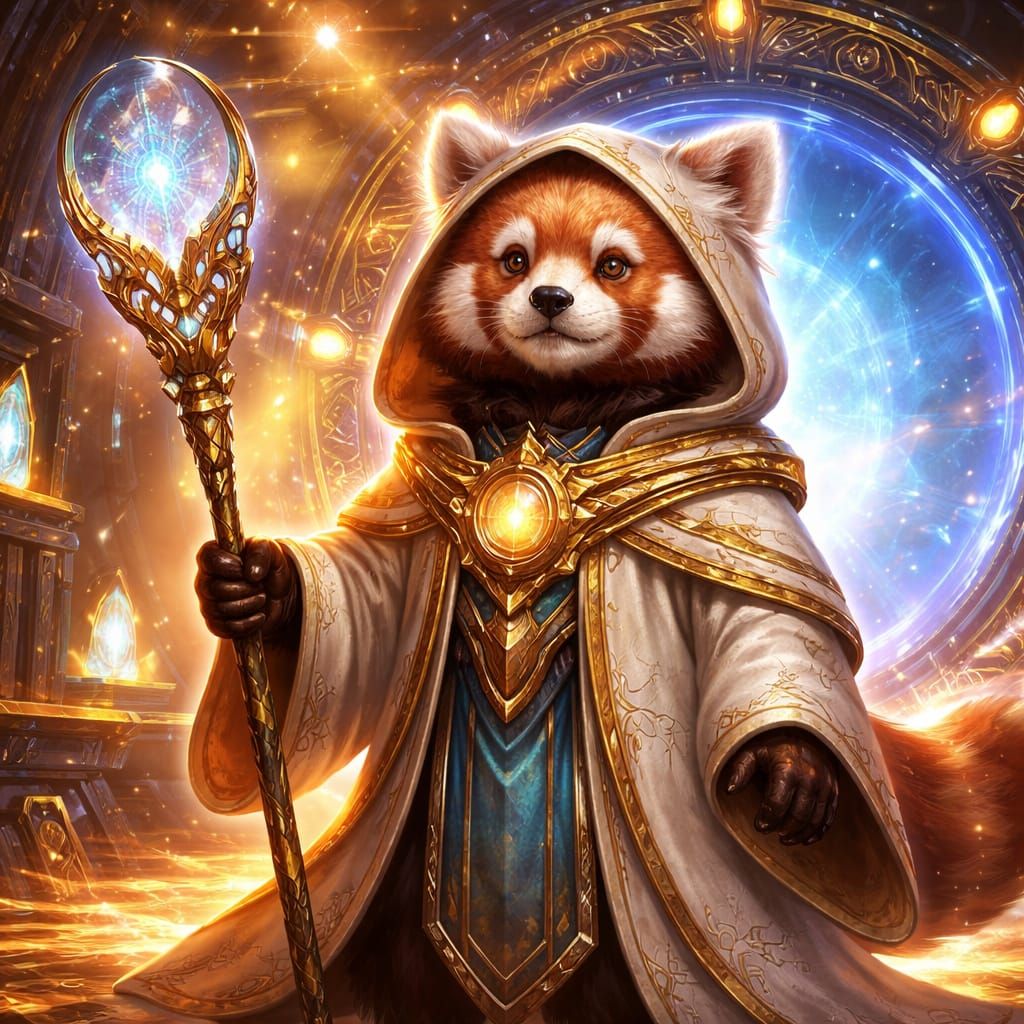 Ancient Stargate Technology with Magic Red Panda