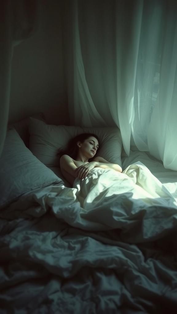 Woman in Moonlight: Impressionistic Surrealism