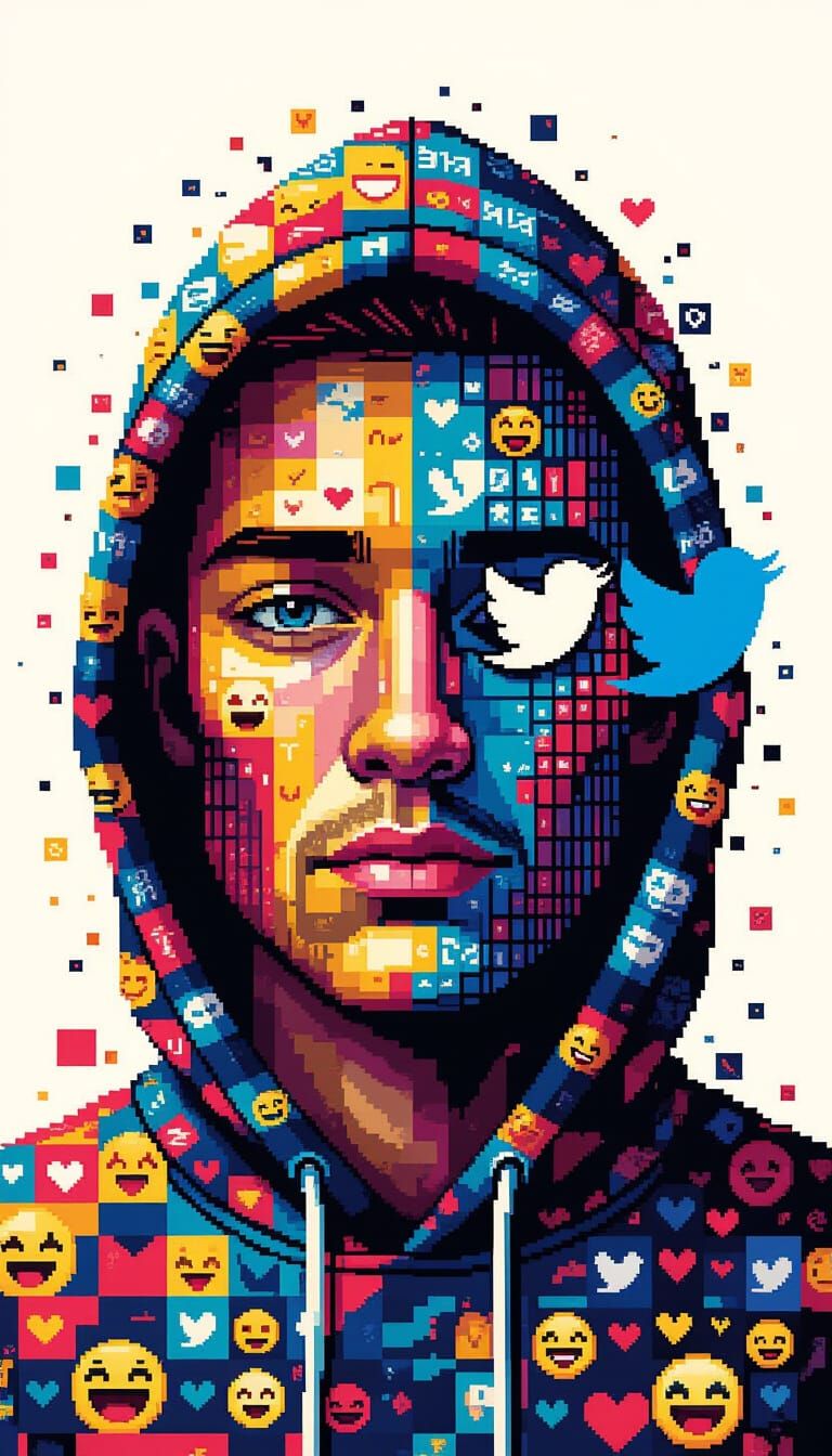 Emoji Face Reconstruction in Cubist Style