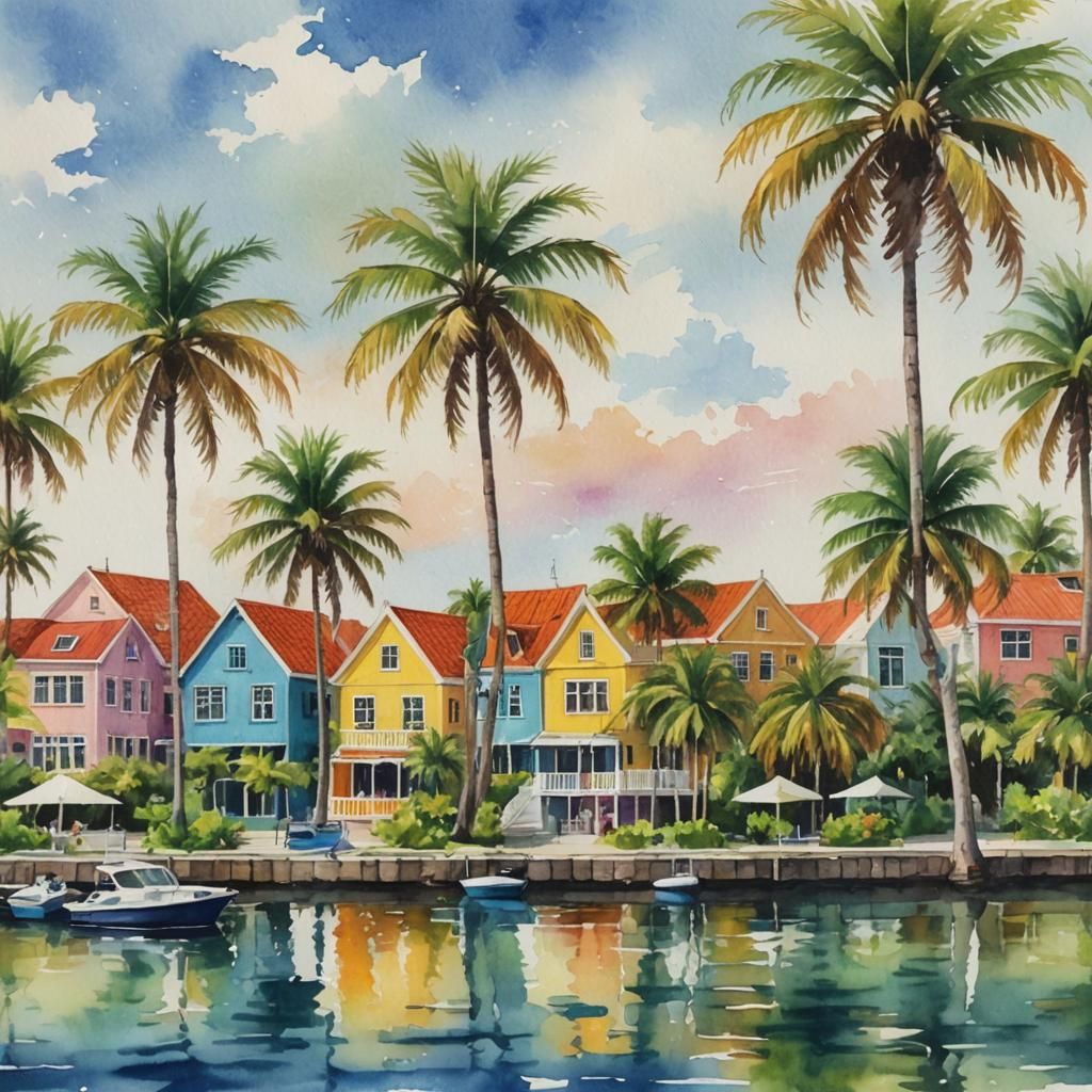 Curaçao 🇨🇼, a country in the Carribbean.