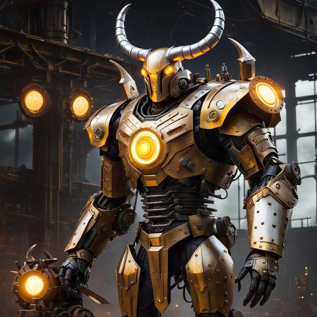 Futuristic Iron Golem