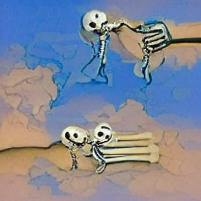 Skeletons Witnessing End of World