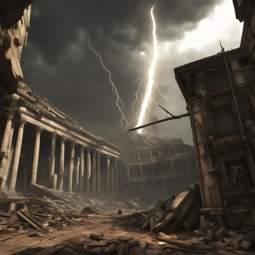 Tomb Raider Style Massive Tornado