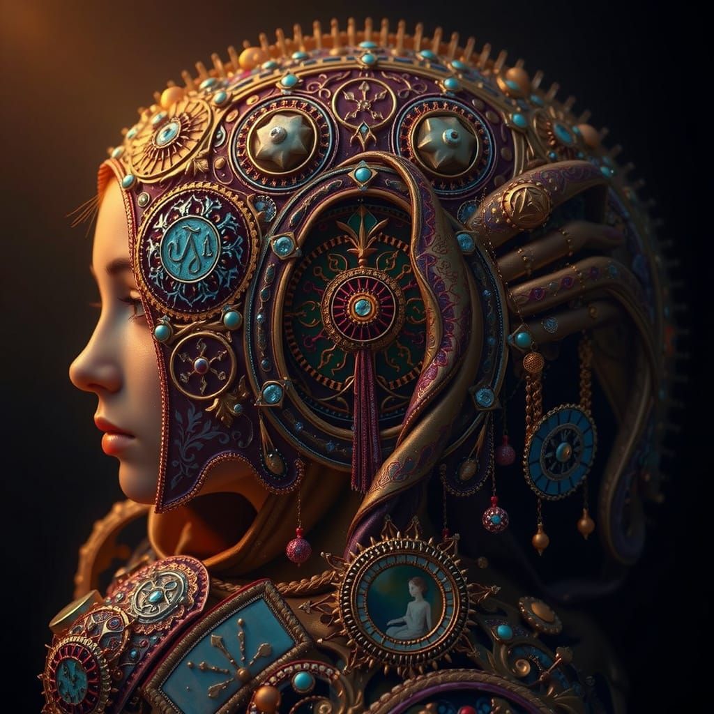 Masterpiece Painting of Beauty and Truth