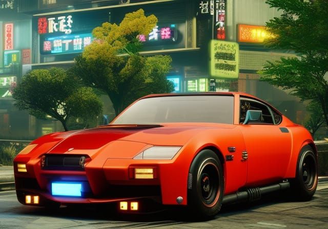 Cyberpunk Samurai in Night City