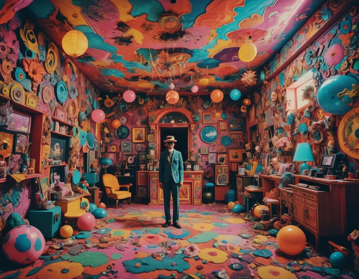 Colorful Surreal Psychedelic Maximalism: Best Day Ever
