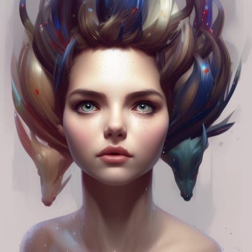 Hyperdetailed Elf Pet Portrait in 8k Resolution