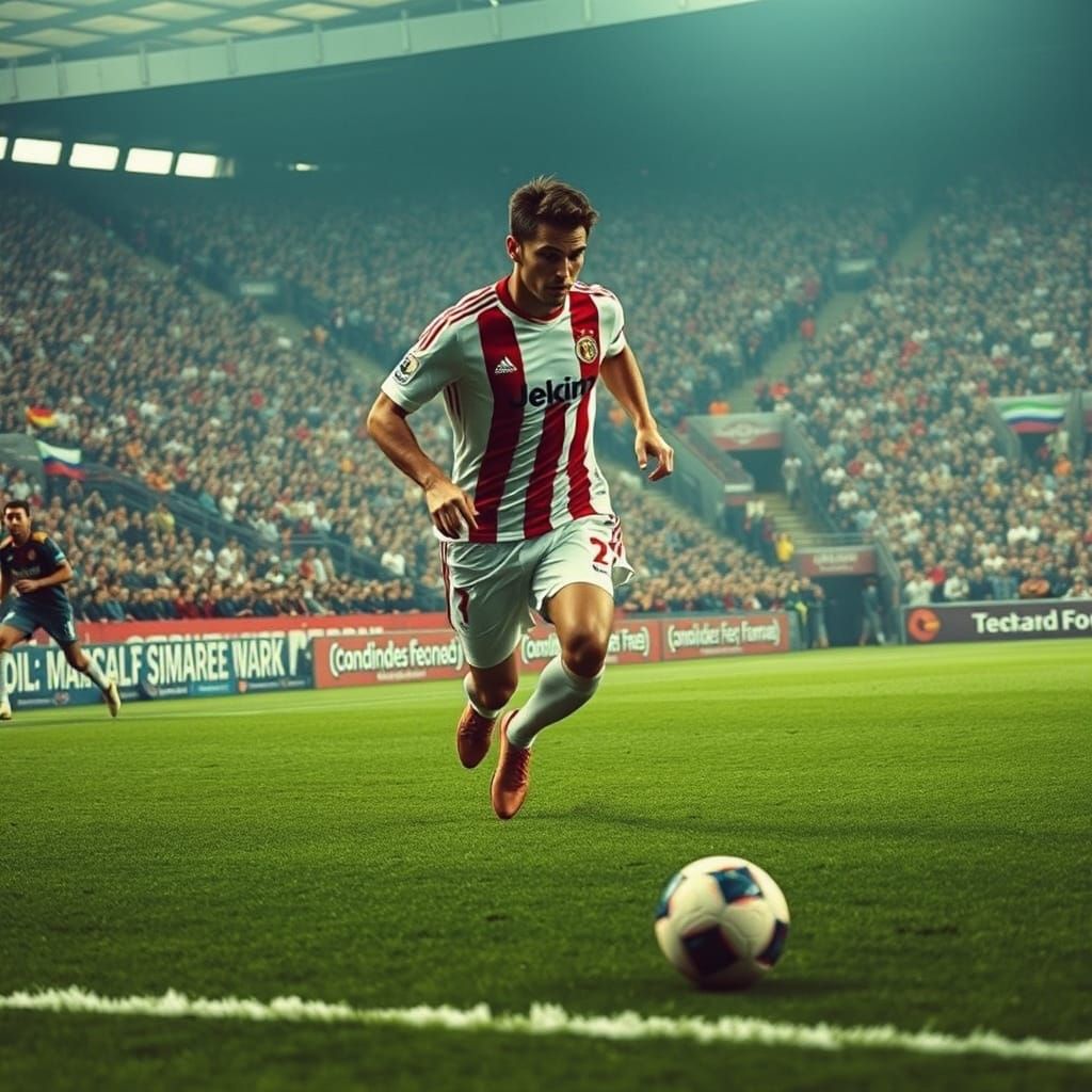 Fútbol en Acción: Un Momento de Tensión en el Punto de Penal