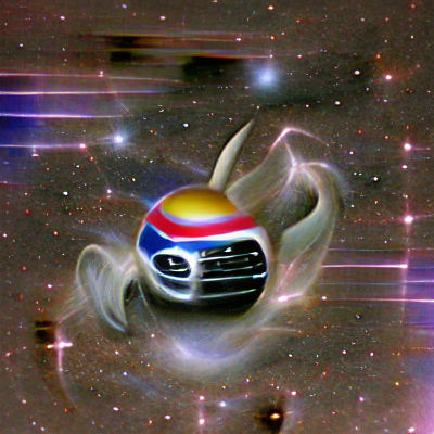 Astronaut in a Bold Graphic Style