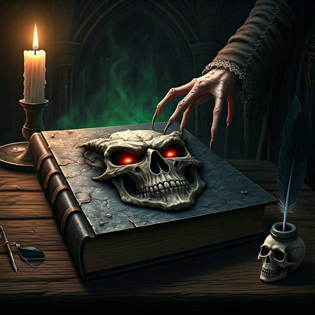 Cursed Book in Medieval Monastery