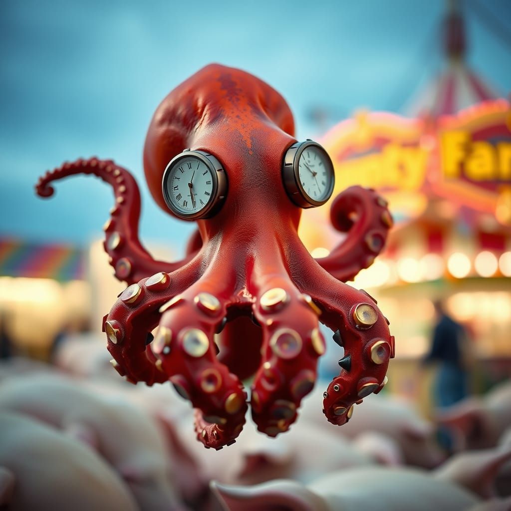 The Clocktopus Goes To The State Fair