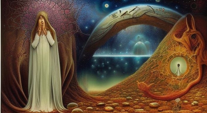 Surreal Alternate Reality Reflecting Visionary Art