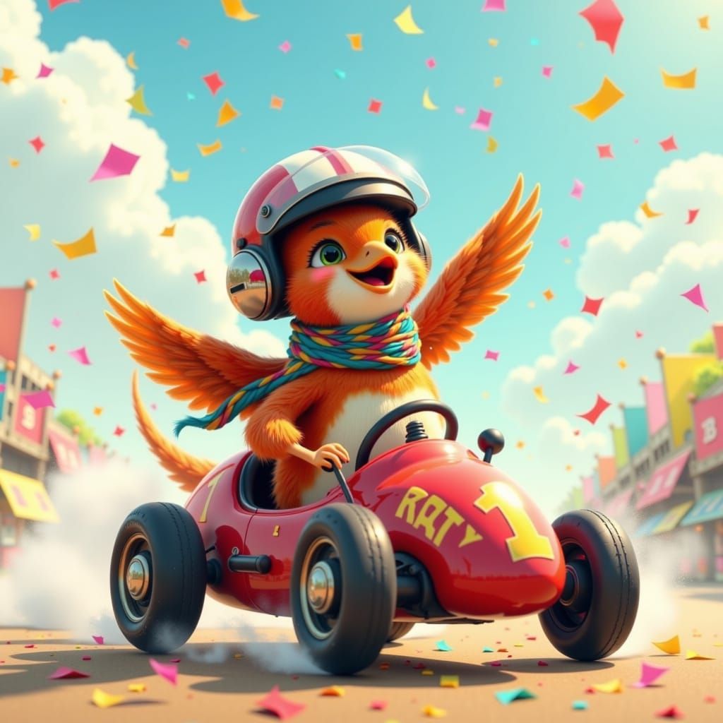 Robin Bird's Soapbox Derby Victory Celebration