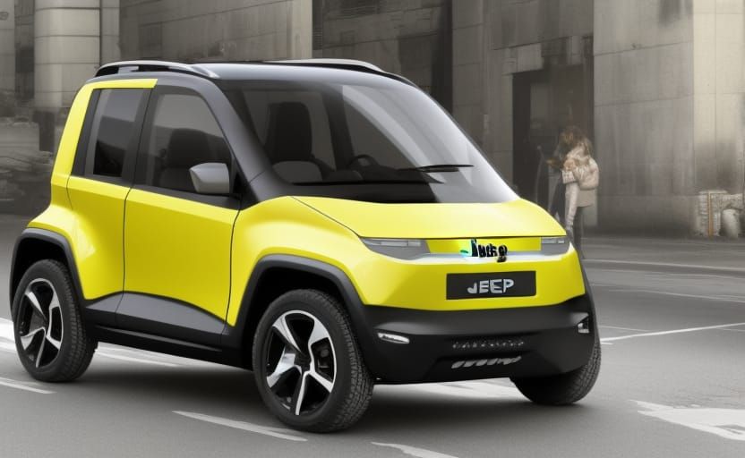 Jeep Canis Minor: Cyberpunk Electric Kei Car SUV