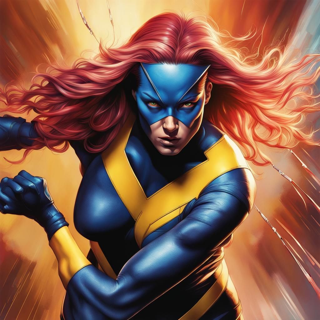 Detailed X-Men Splash Art Concept