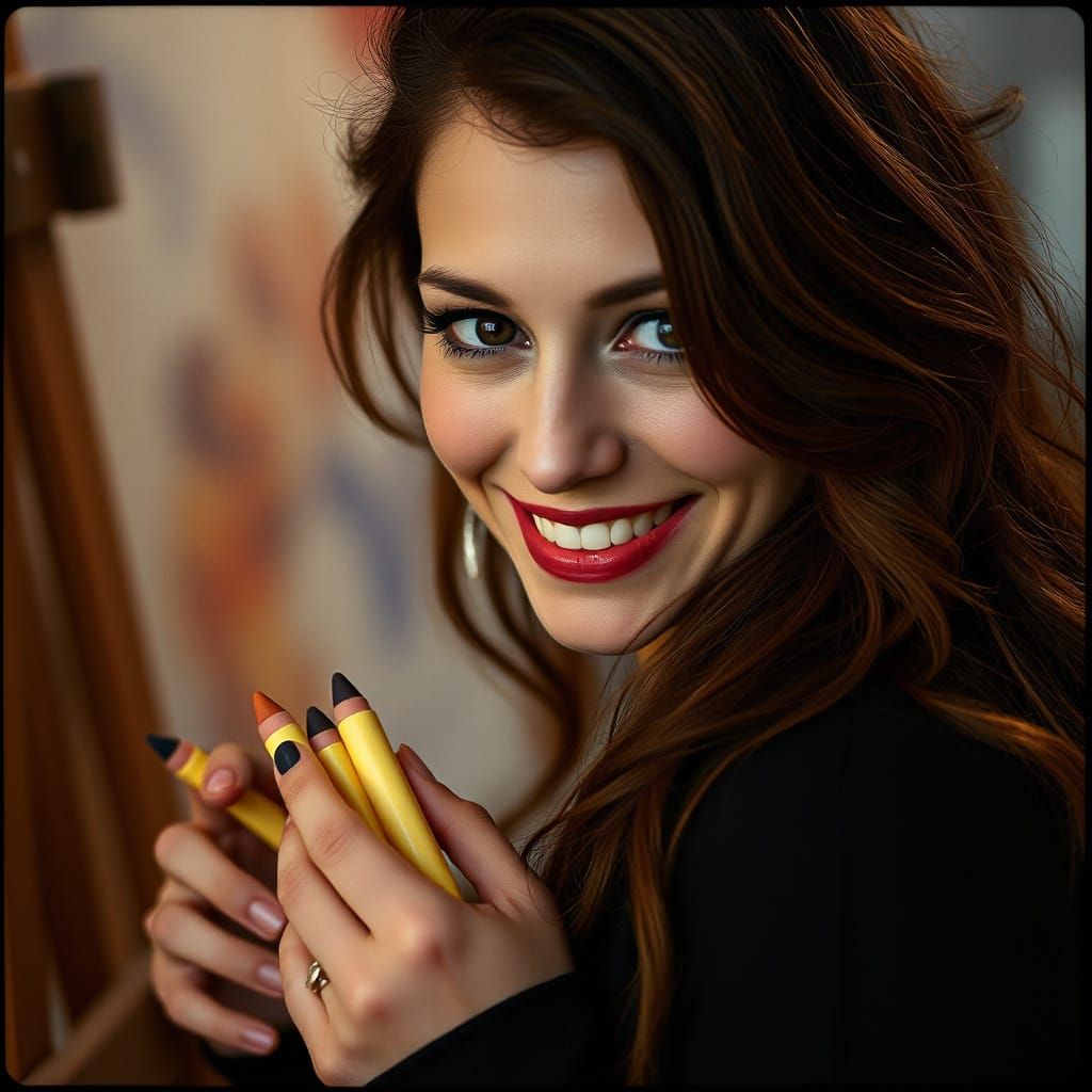 Cinematic Oil Pastel Art: A Masterpiece of Epic Proportions