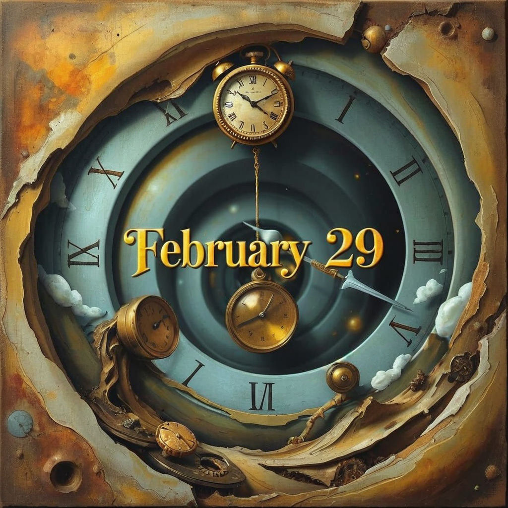 Surrealist Timepiece in Distressed Metal