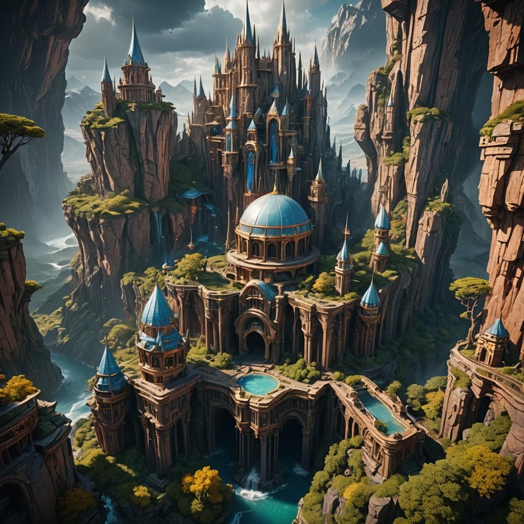 The Universe's Largest Entity: Detailed Matte Painting