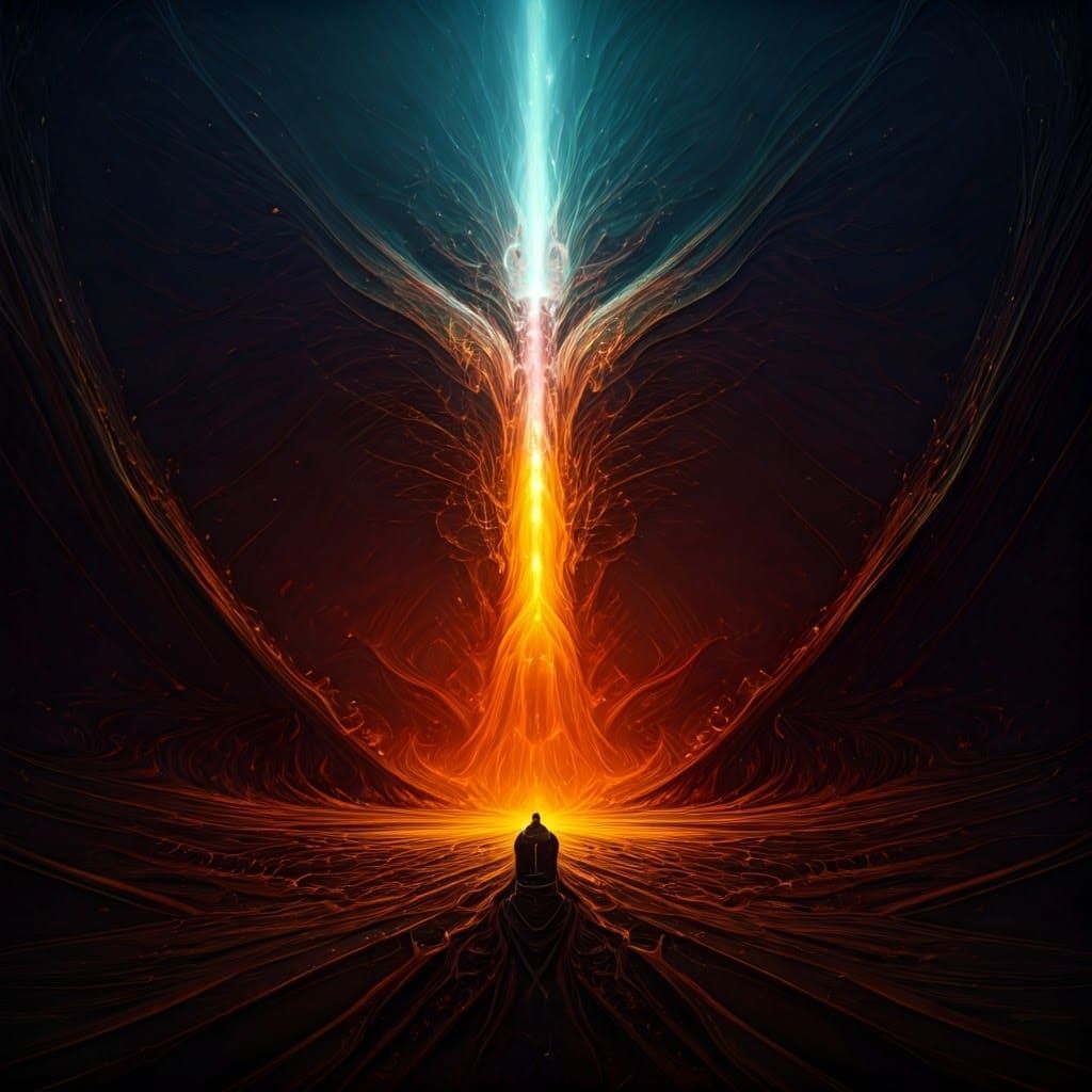 Nightmarish Expressionist Visualization of Multiple People