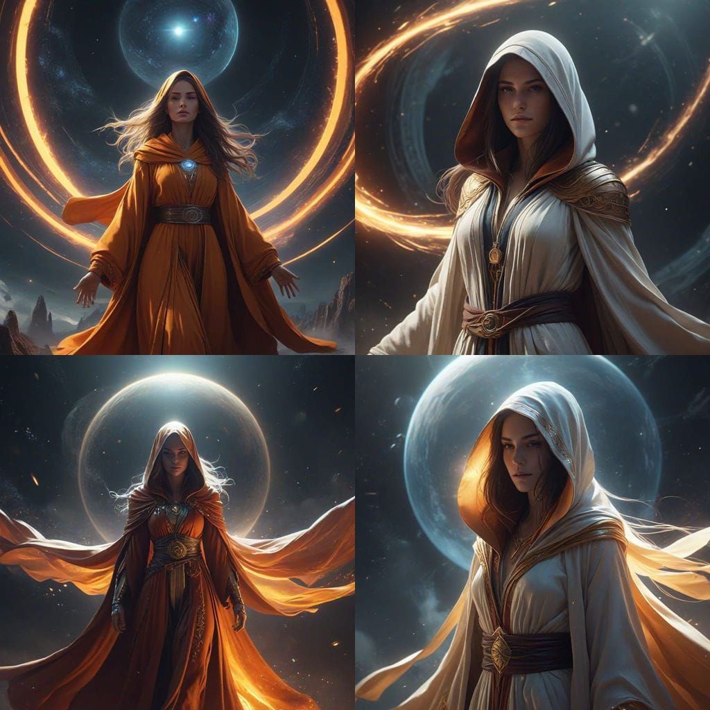 Radiant Cosmic Goddess of Creation and Growth