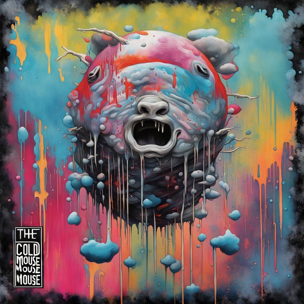 Modest Mouse Album Cover as Graffiti Art