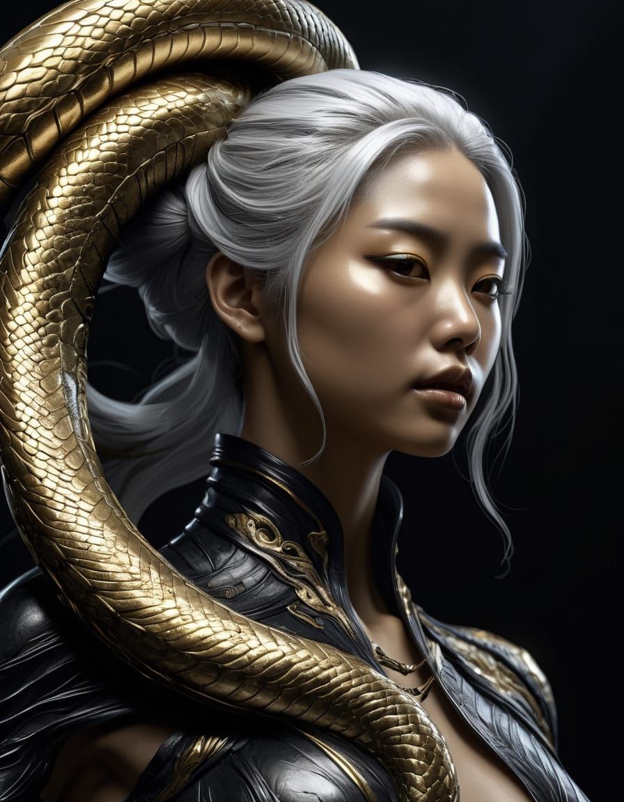 "Nagini" #4 (Female Naga Kanya: guardians of the Dharma, sym...