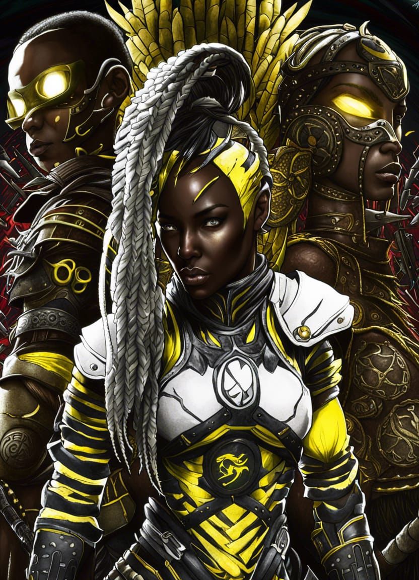 Tanya as Warrior Priestess in Hyperdetailed 3D Render