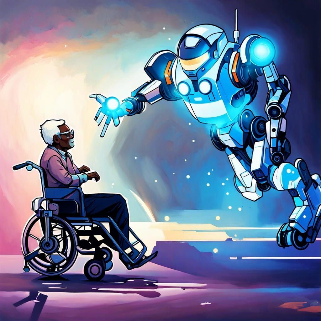 VA Flying Robot Offers Communication Services