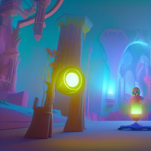 Aetheria: 3D Digital Art in Pixar Style