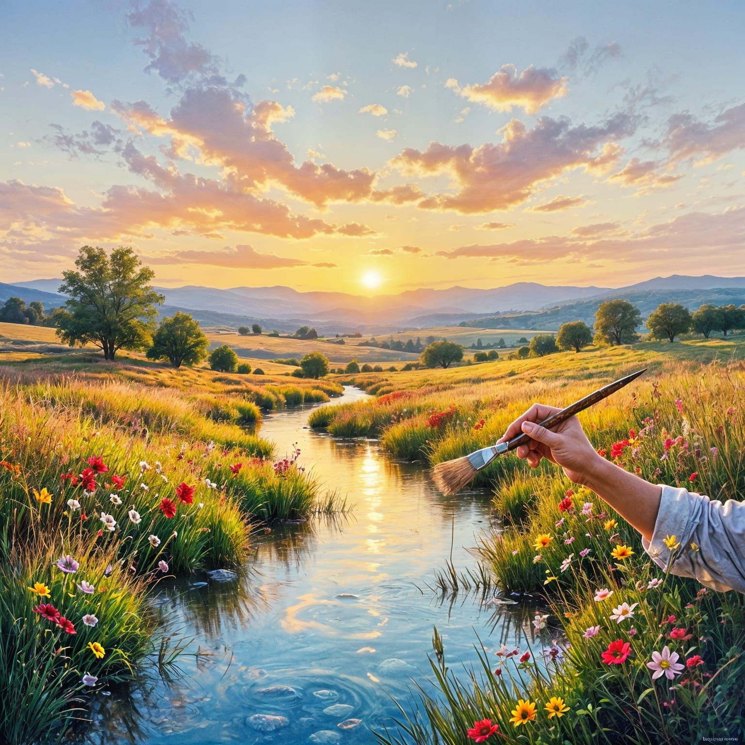 Artist's Touch Awakens Dormant Landscape Vista