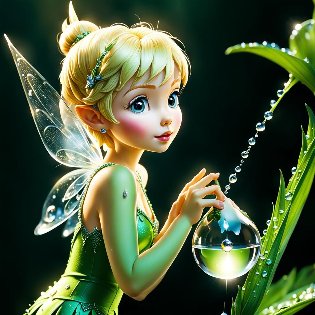 Tinkerbell Getting Water
