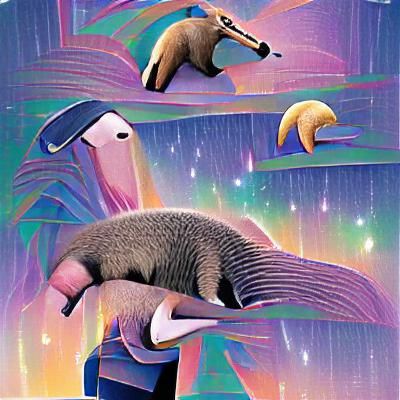 Anteater Spirit Animal Poster Art