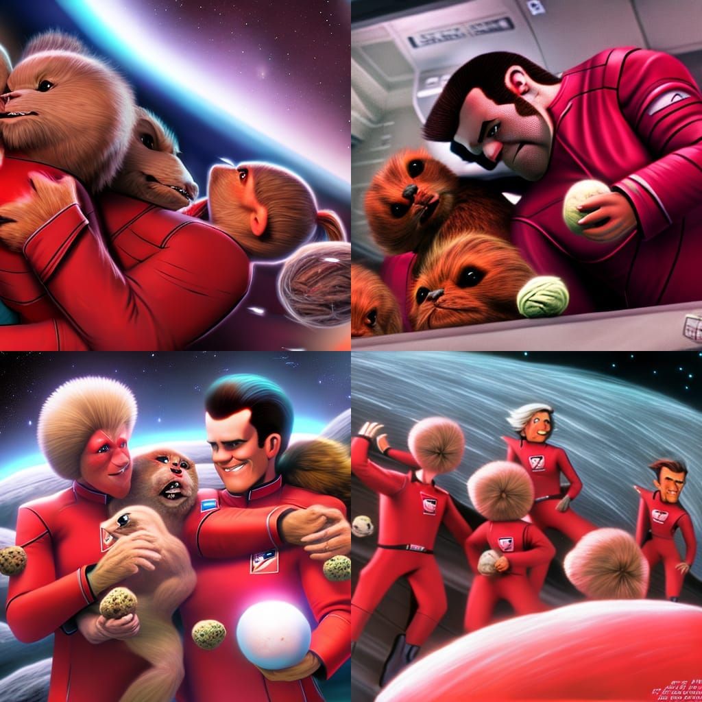 Redshirt Overrun by Tribbles: A Franco-Belgian Comic