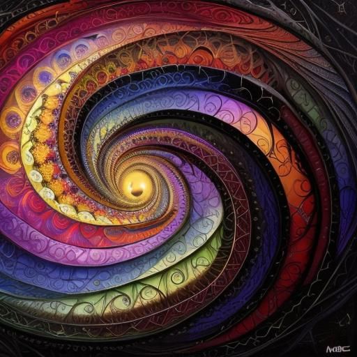 Surreal Lost Love: Vivid Colors in Abstract Style