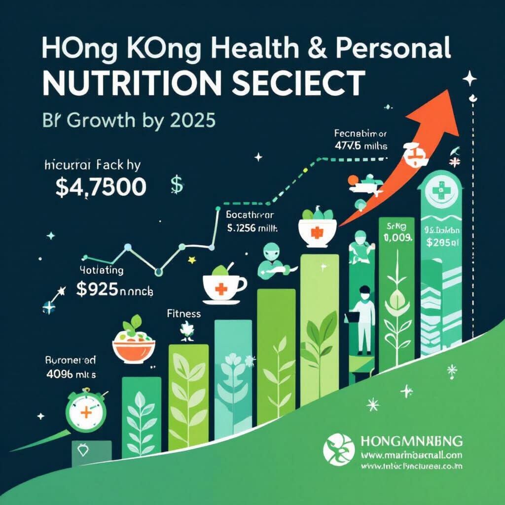 Hong Kong Health Nutrition Sector Infographic