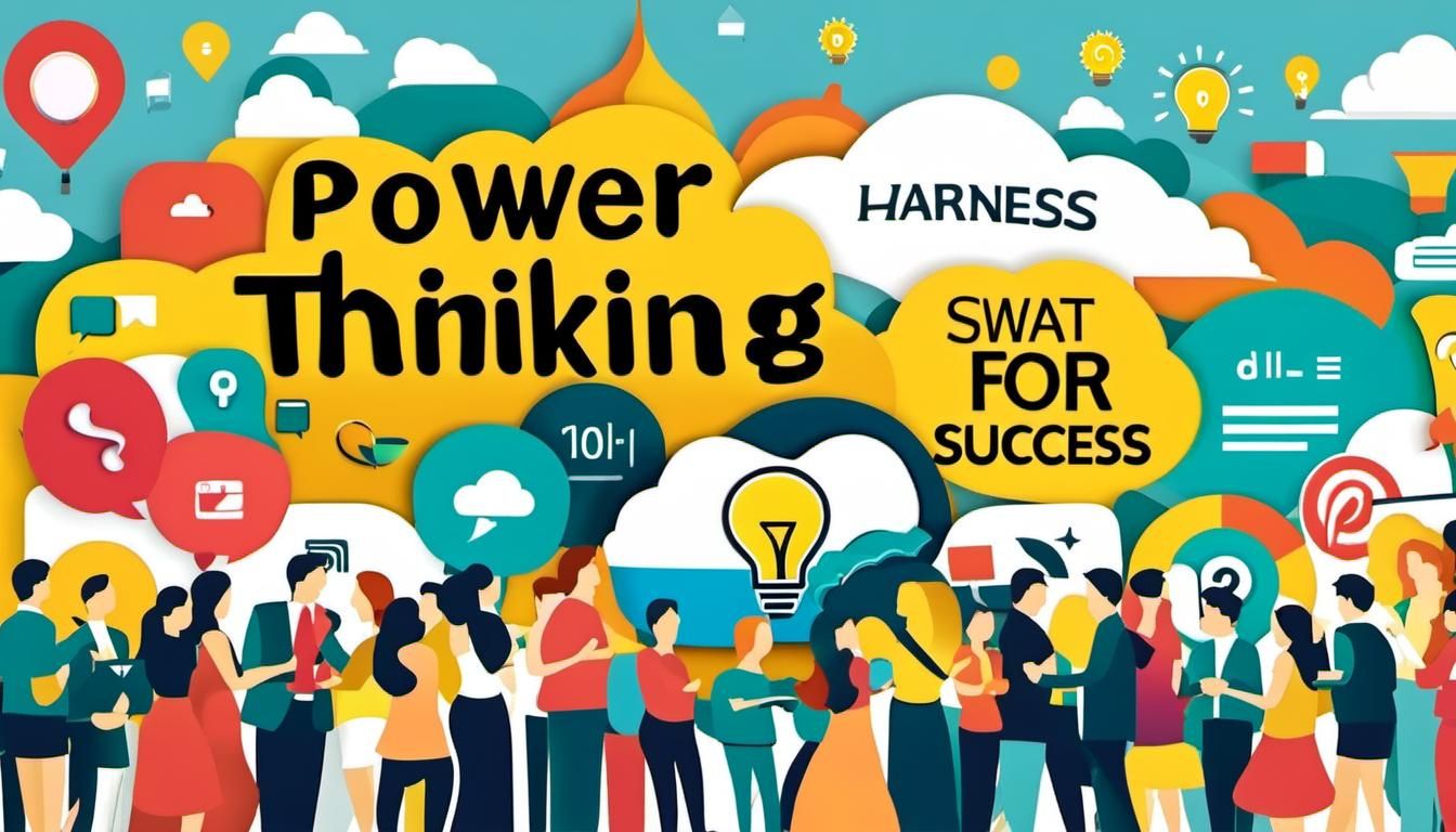 Positive Thinking Powers Success: An AI Generated Image