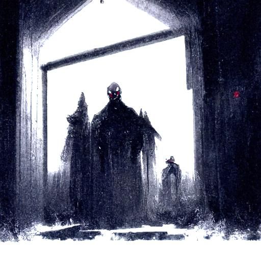 Sinister Backrooms Illustration