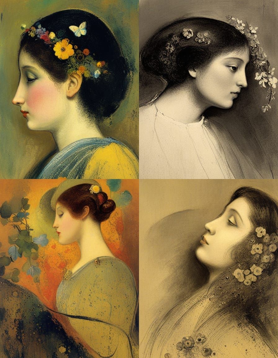 Dreamlike Image in the Style of Symbolism