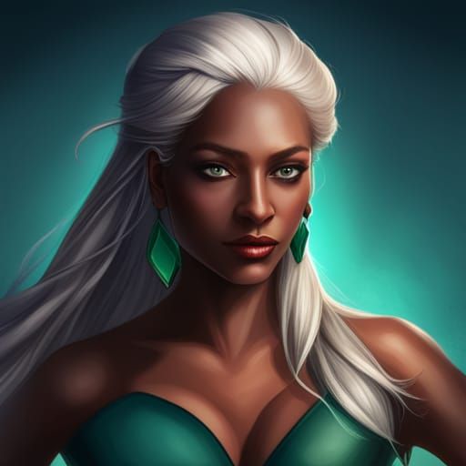 Pirate Woman Portrait in Hyperdetailed Style