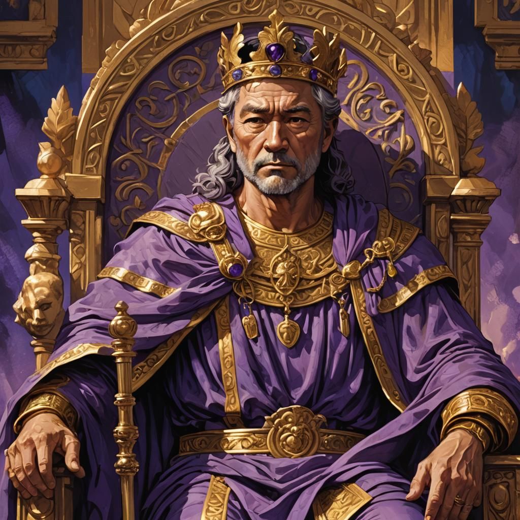 Roman Emperor on Throne in Jim Lee Style