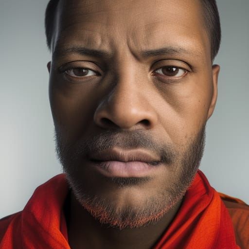 Ghostface Close-Up Portrait in Studio Lighting