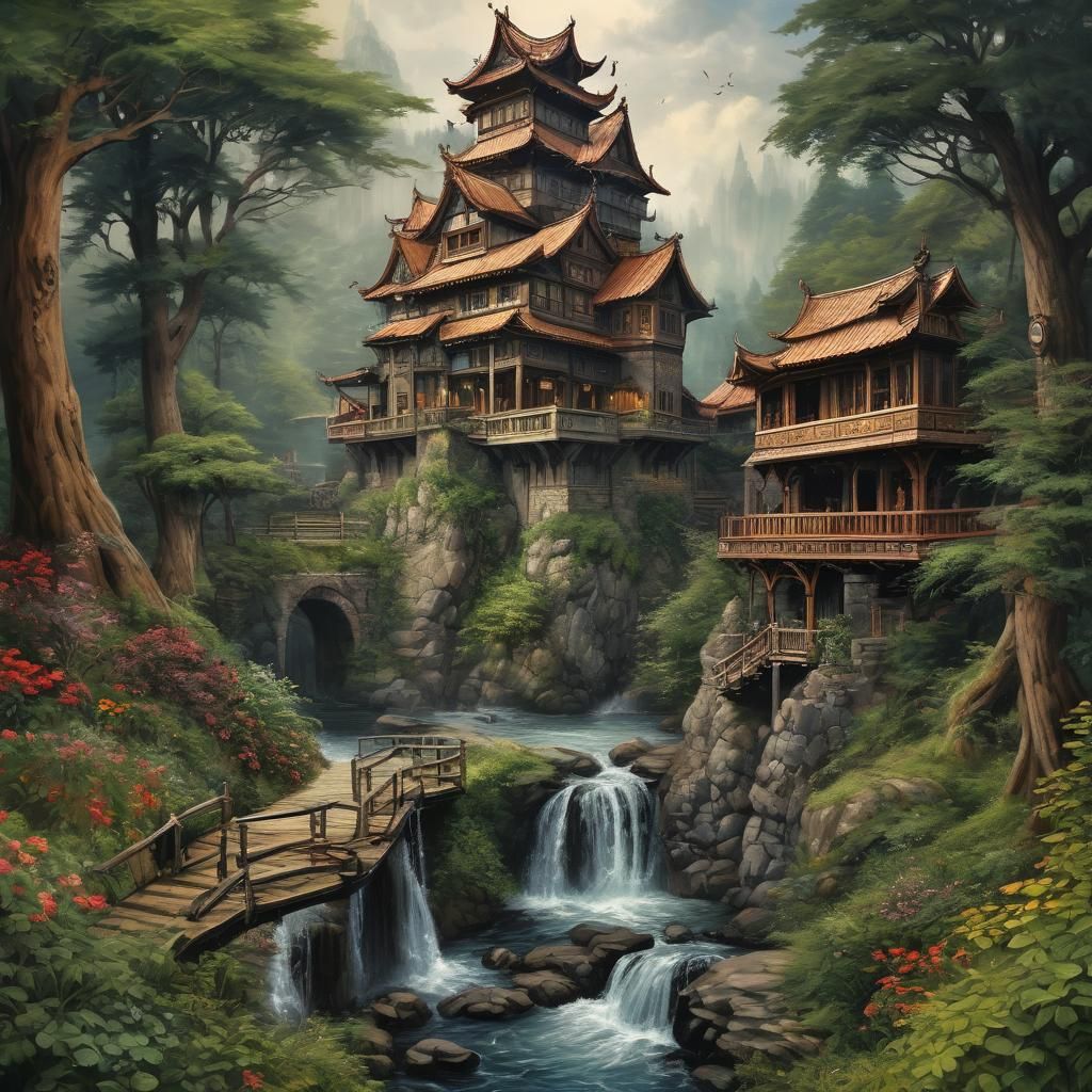 Abstract Painting Generated by AI