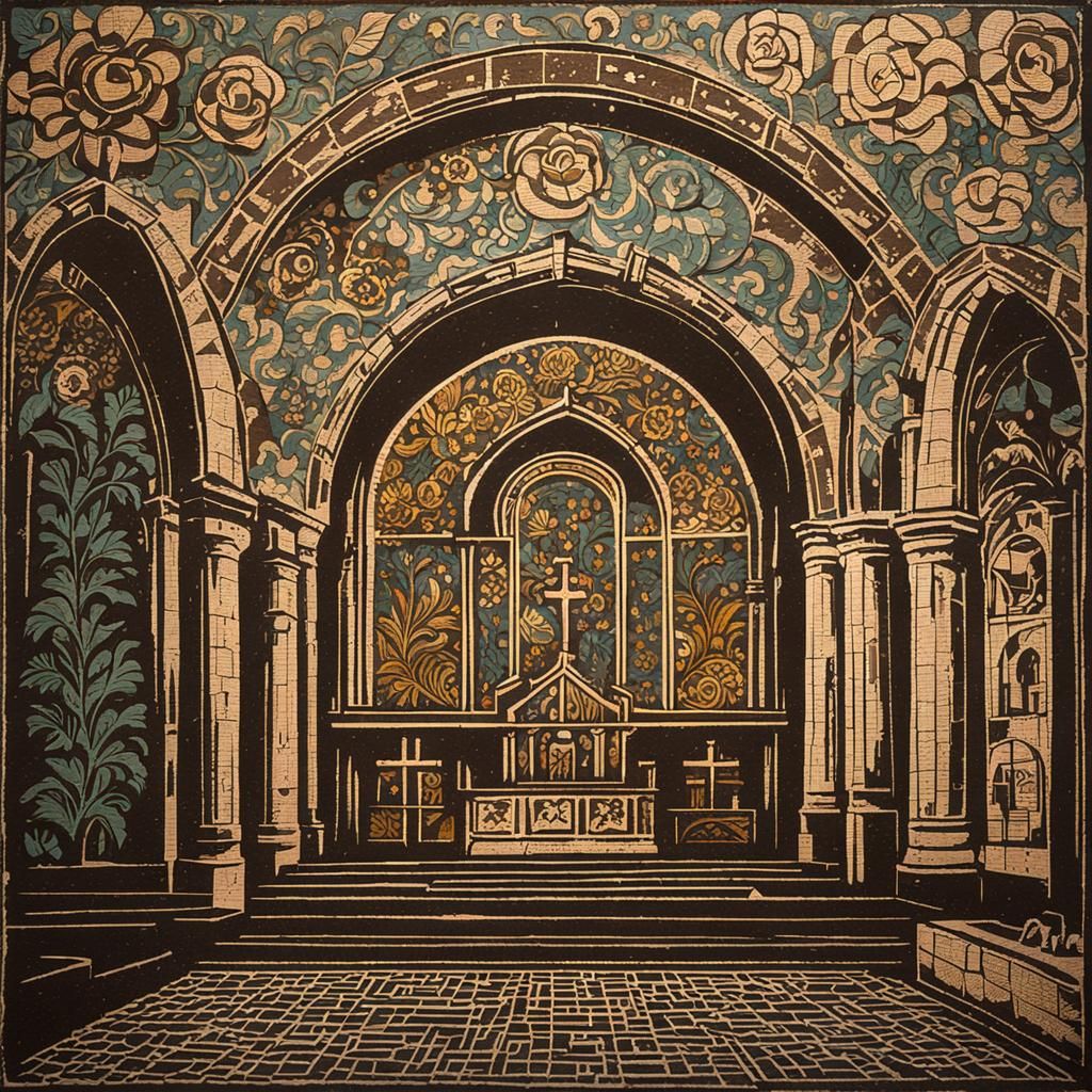 Soviet church interior