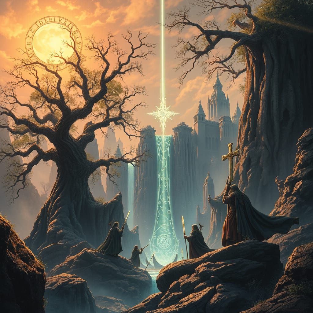 Surreal Twin Suns Kingdom Teeters on the Edge of Ruin