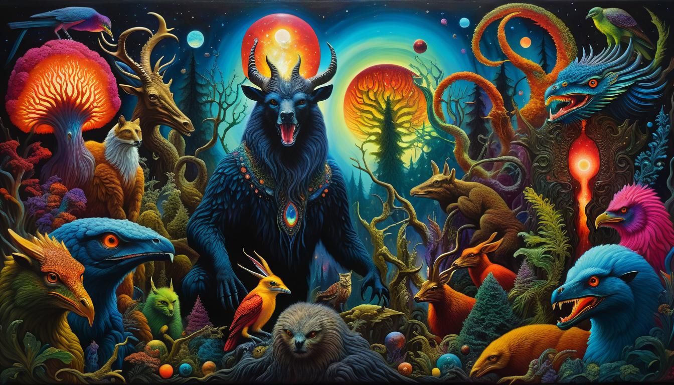 Mystic Creature in Surreal Bogomils Universe