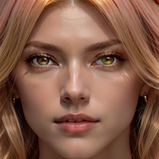 Hyperrealistic Elven Woman in Golden Hour Lighting