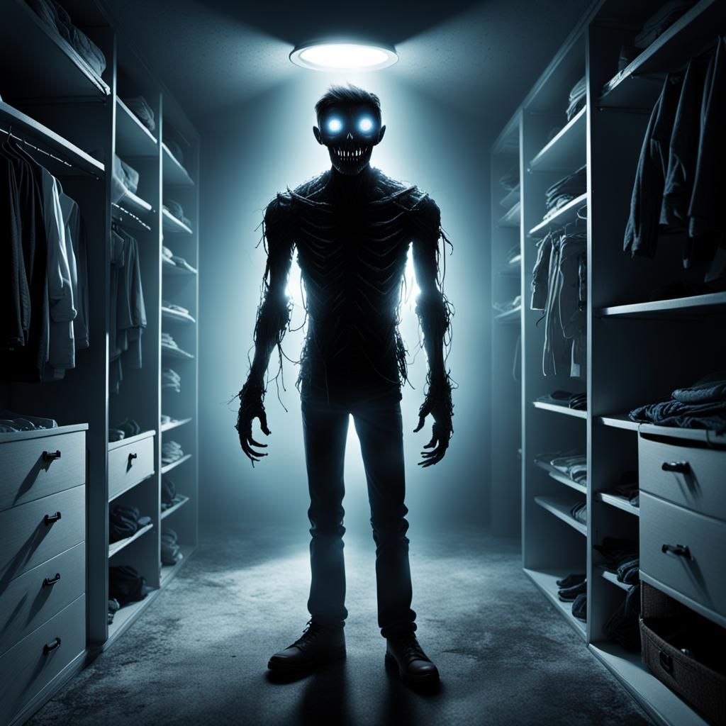Horrifying Closet Entity in the Darkness